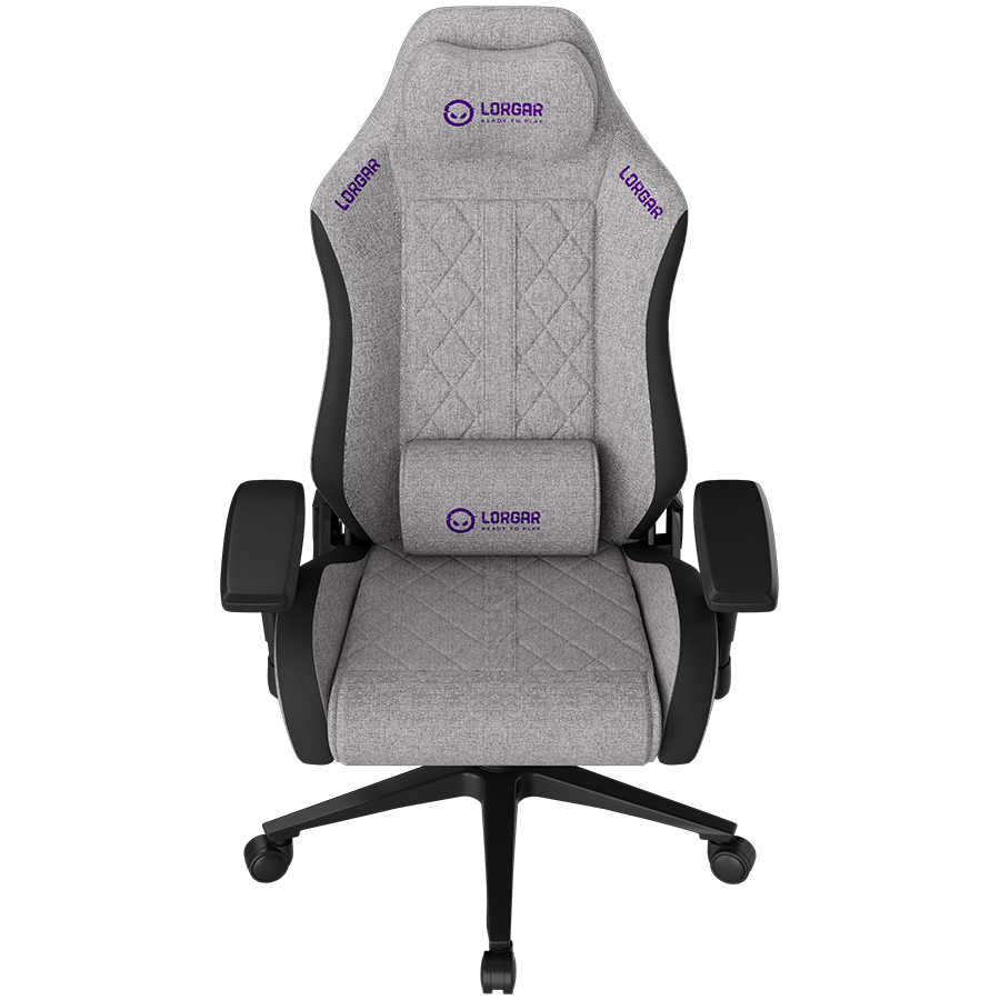 LORGAR CHA41, Ergonomic Gaming Chair Advanced, premium anti-stain fabric, Grey - slika 2