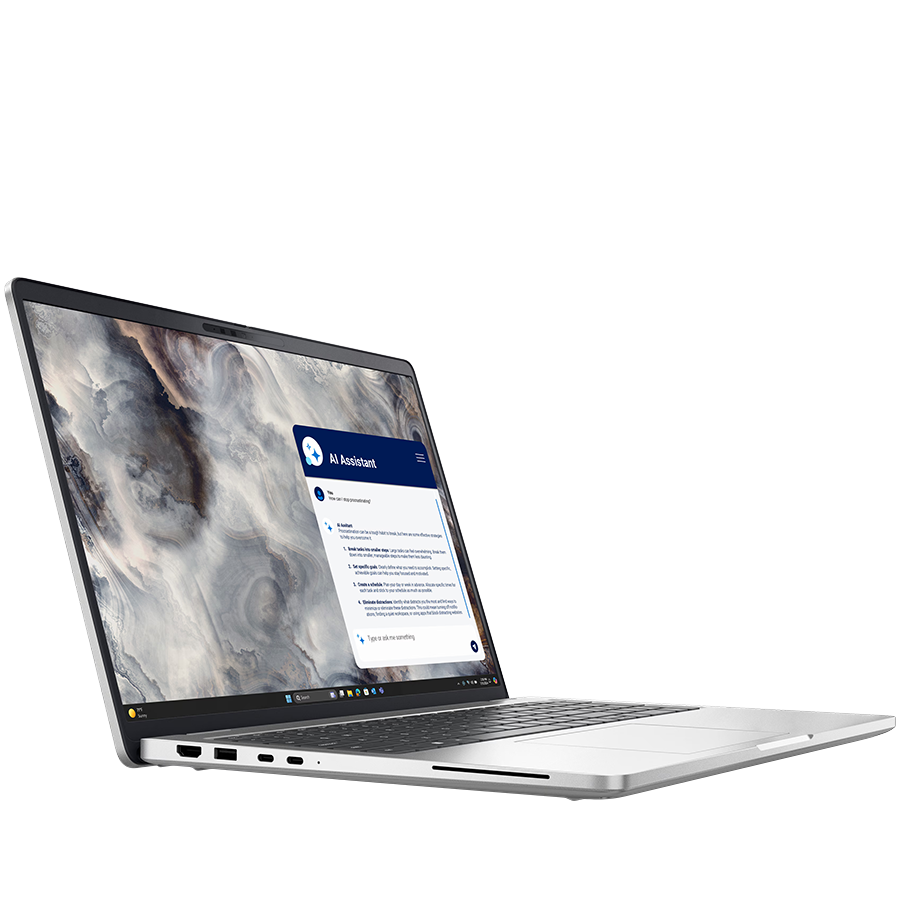 Dell Pro 16 Plus (PB16250), 16" FHD+ (1920x1200), Intel Core Ultra 5 236V (40 TOPS NPU, 8C, 4.7GHz), 16GB LPDDR5x 8533MT/s, M.2 512GB SSD, Intel Arc, Wi-Fi+BT, HDMI, 2xTHB4 (DP/PD), USB-A, FngPr, Smt  - slika 2