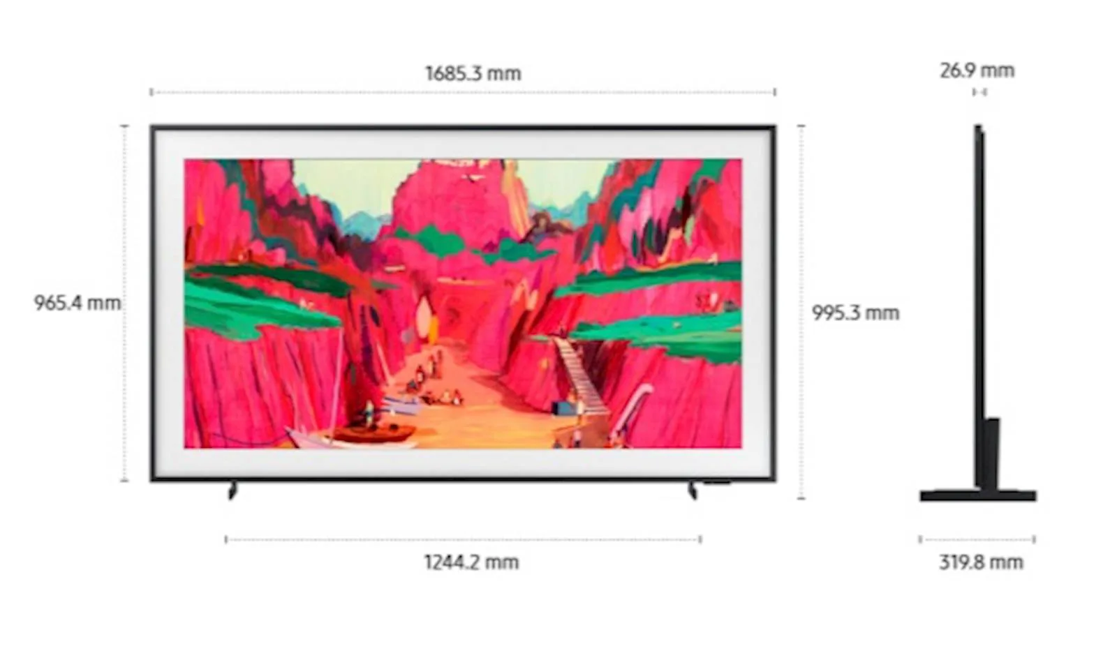 TV SAMSUNG The Frame Pro 4K 75" - slika 2