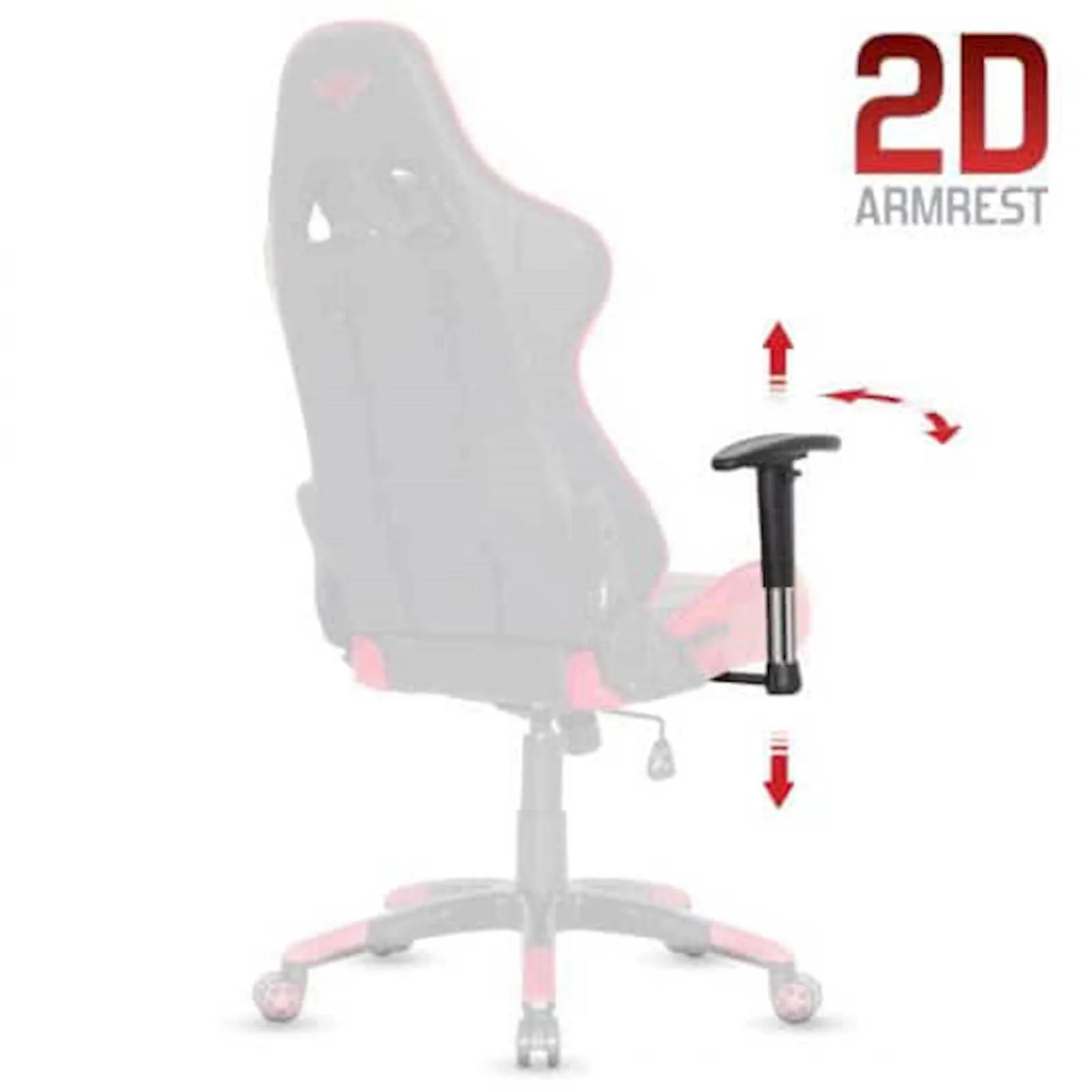 Gaming stolica -  Spirit of gamer - DEMON RED - slika 6
