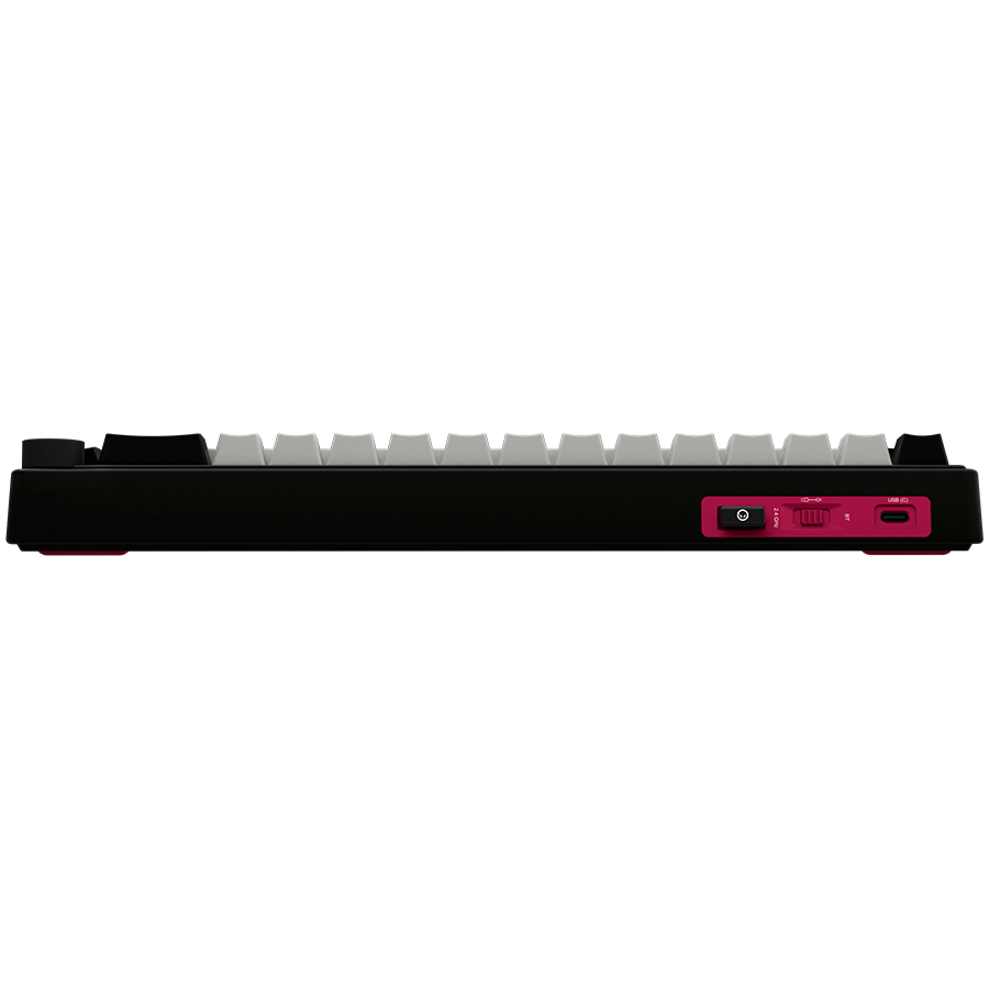 LORGAR KBP70MW, Wireless 65% Mechanical Gaming Keyboard Pro, Black/red, EN layout - slika 5