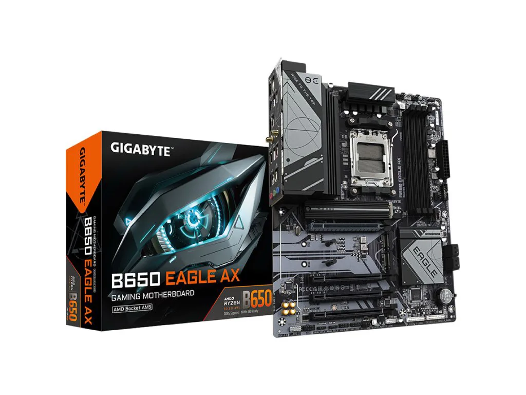 Gigabyte MB B650 EAGLE AXAM5; 4xDDR5; up to 256GB,(up to 8000MHz); 4x SATA,3xM.2, DP, HDMI - slika 2