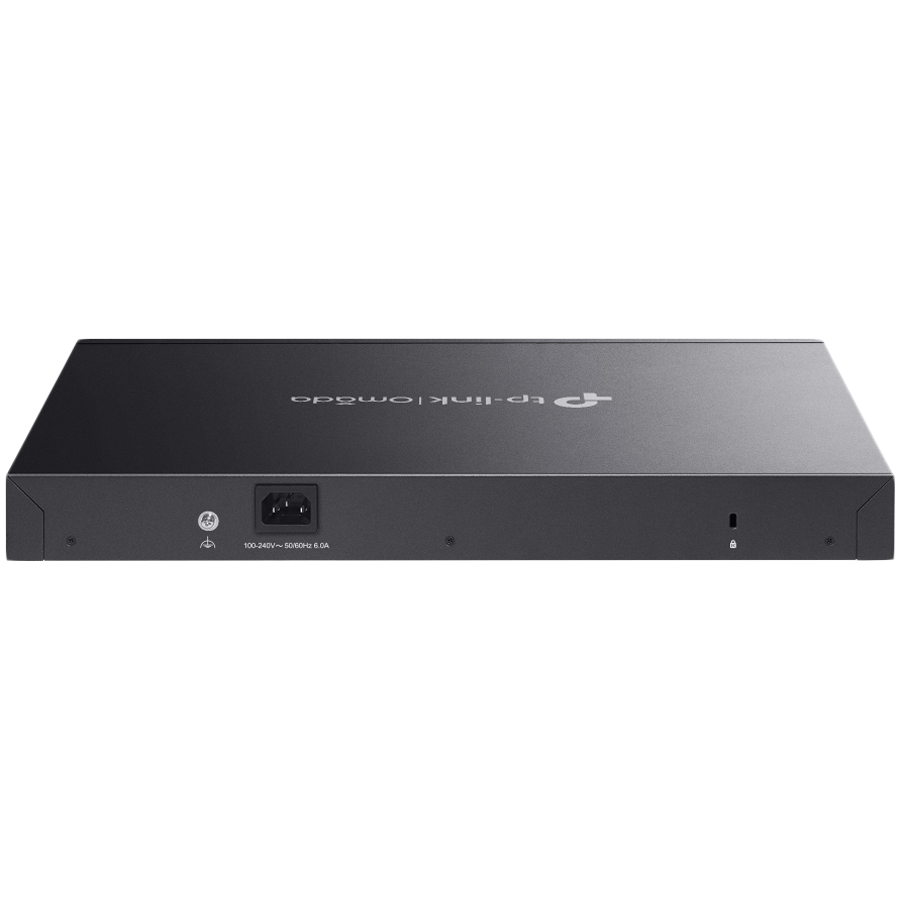 TP-Link SG3428MP Omada 28-Port Gigabit L2+ Managed Switch with 24× Gigabit 802.3af/at PoE+ ports and 4× Gigabit SFP slots, 384 W total PoE budget, Omada app, Static Routing, VLAN, ACL, QoS, IGMP Snoop - slika 3