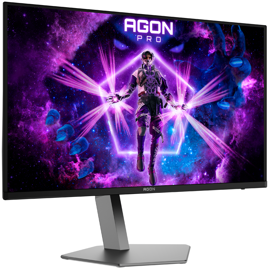 AOC Agon PRO AG326UD 31.5" QD-OLED Gaming Monitor, 4K UHD 3840x2160, 165Hz, 0.03ms, DisplayHDR 400, Adaptive Sync, G-Sync Compatible, 2x HDMI 2.1, 1x DP 1.4, USB hub, Full Ergo, Speakers - slika 3
