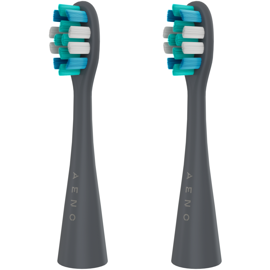 Wireless Tooth Brush, Grey, 3 Brush Heads, 1400mAh, Function: Soft, Clean, Massage, White, Sweep - slika 7
