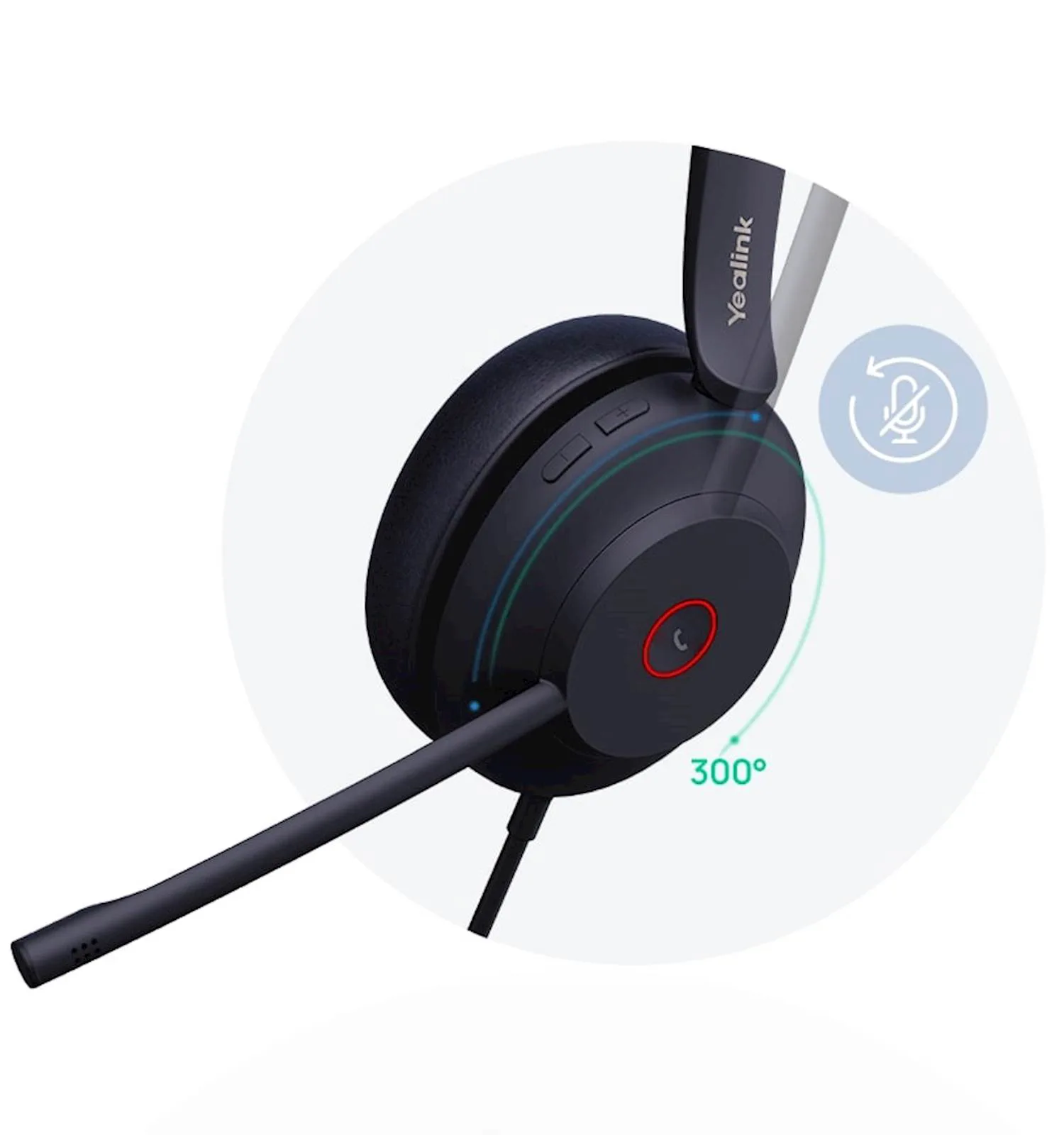 Slušalice Yealink Headset UH37 Dual Teams - slika 2
