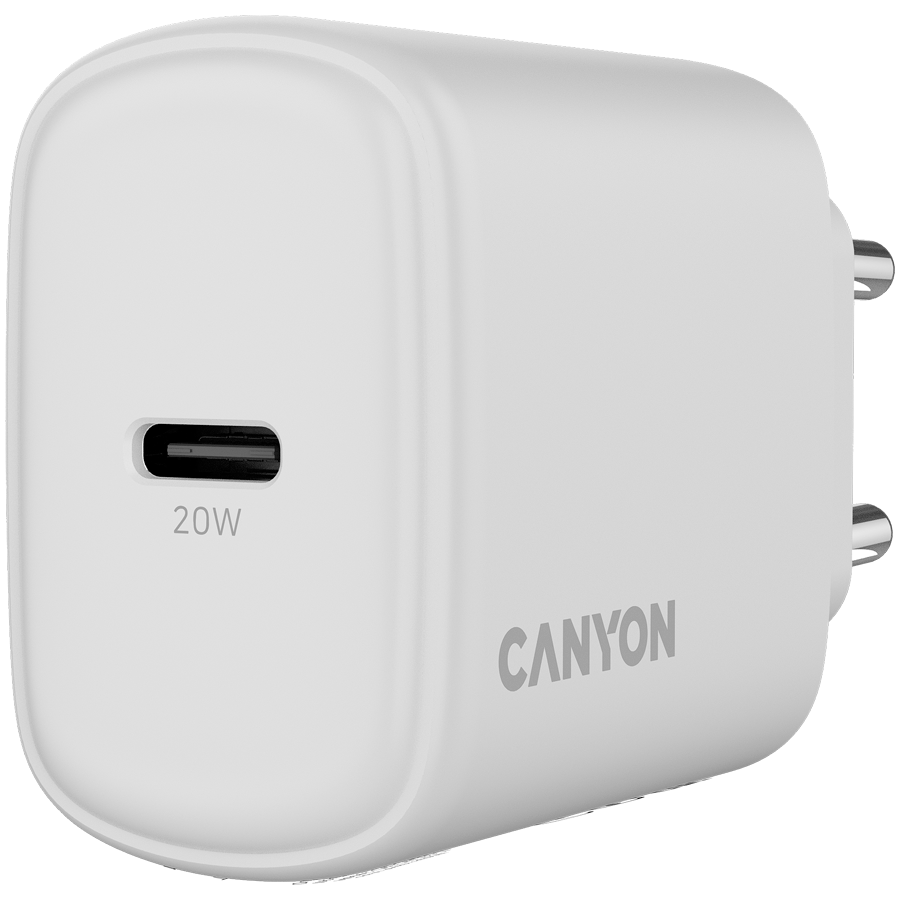 CANYON charger OnCharge 200 20W 1xPD EU White - slika 5