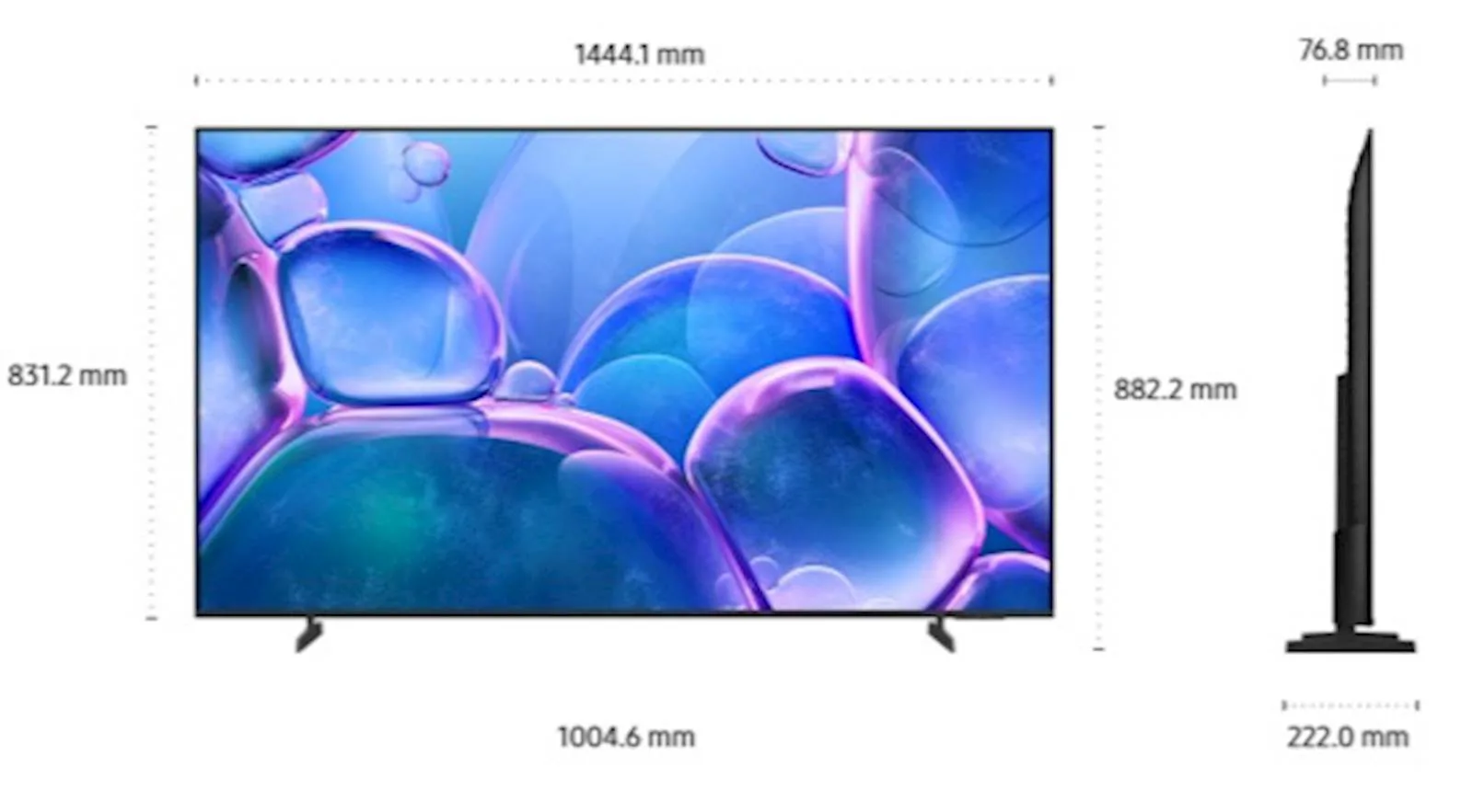 TV SAMSUNG Crystal UHD 4K  65" U7022F - slika 3