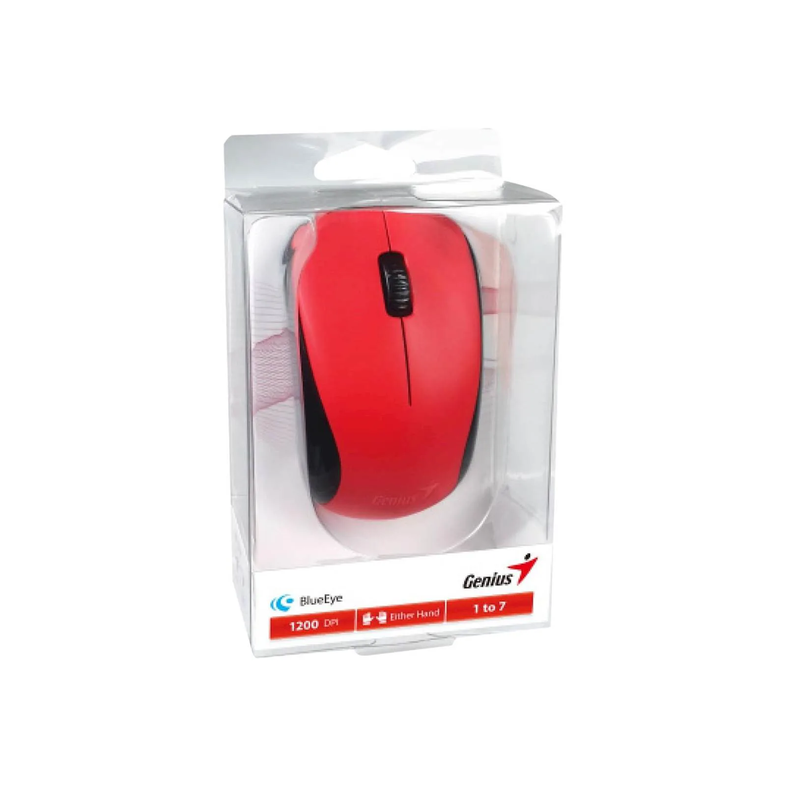 MIŠ GENIUS NX-7000 WL, CRVENI - slika 2