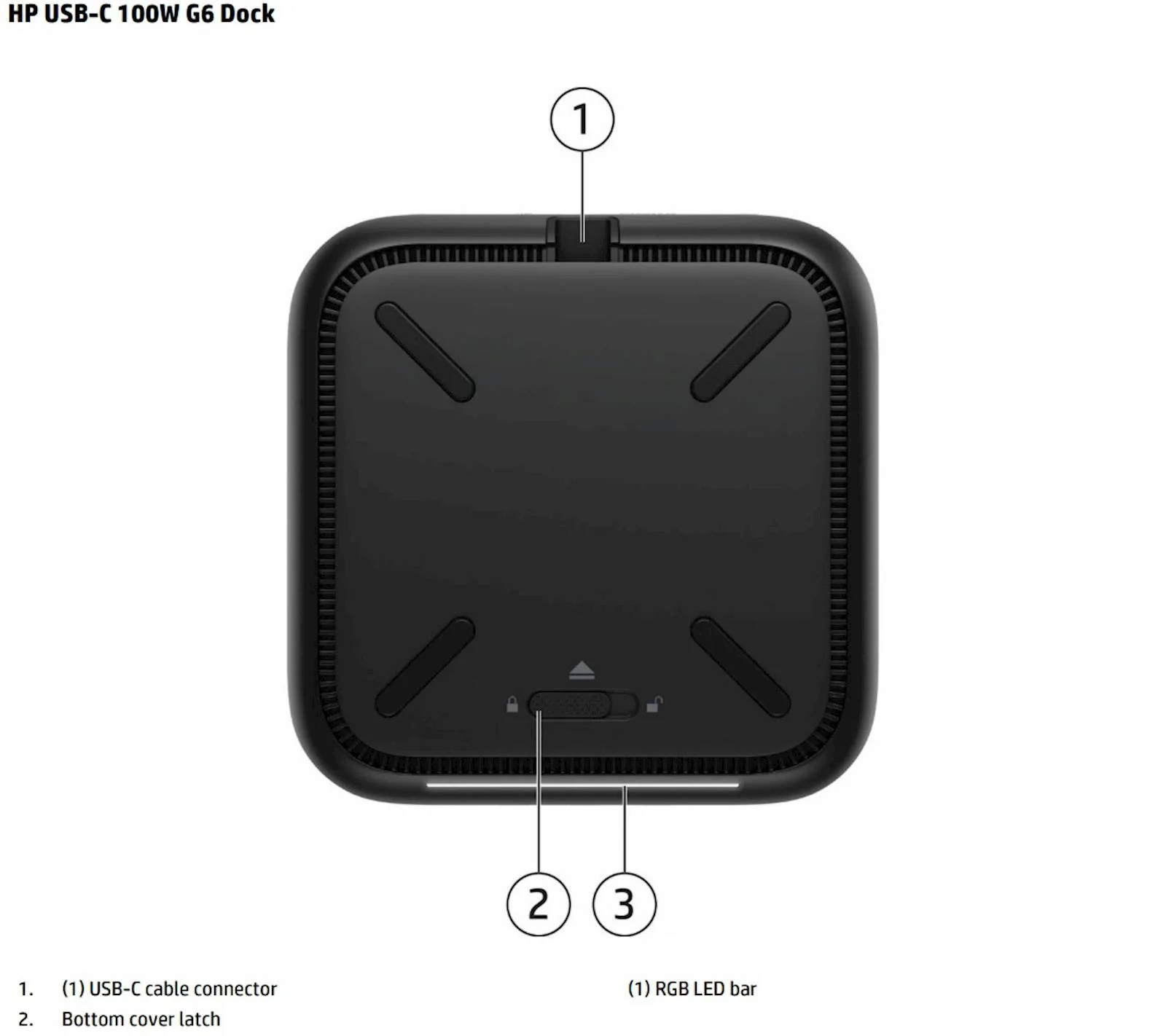HP USB-C 100W G6 Dock EUROHP USB-C 100W G6 Dock EUROHP USB-C 100W G6 Dock EURO - slika 5