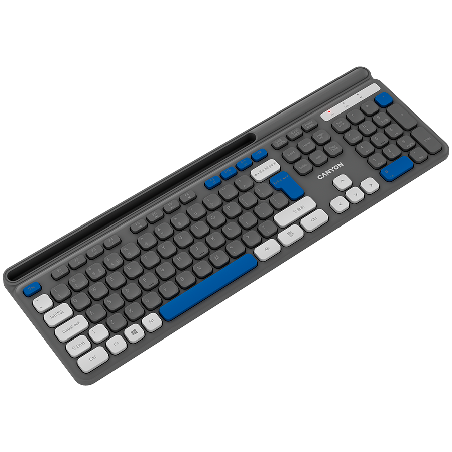CANYON keyboard HKB-W03 EN AAA Wireless Grey - slika 3