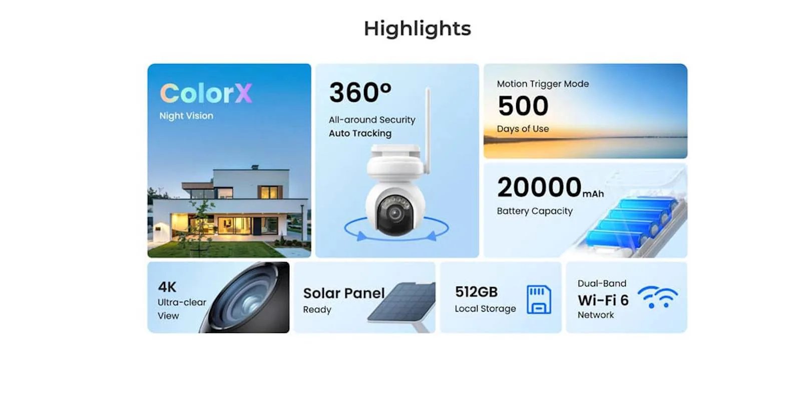 Reolink Ip Kamera Altas serija B660 Noćni 4K ColorX, 360°, WI-FI 6 - slika 2
