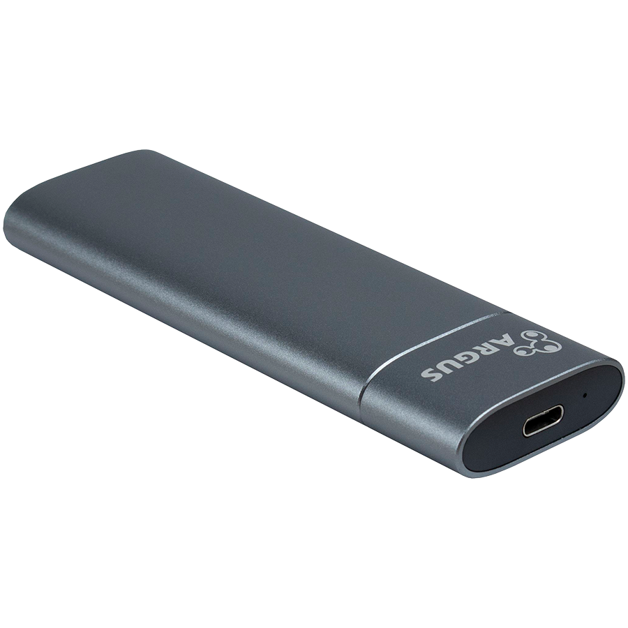 Inter-tech GD-MS013 Kućište za SSD M.2 USB C (kabal uključen, 20cm), 80/60/42/30 mm, Alu
