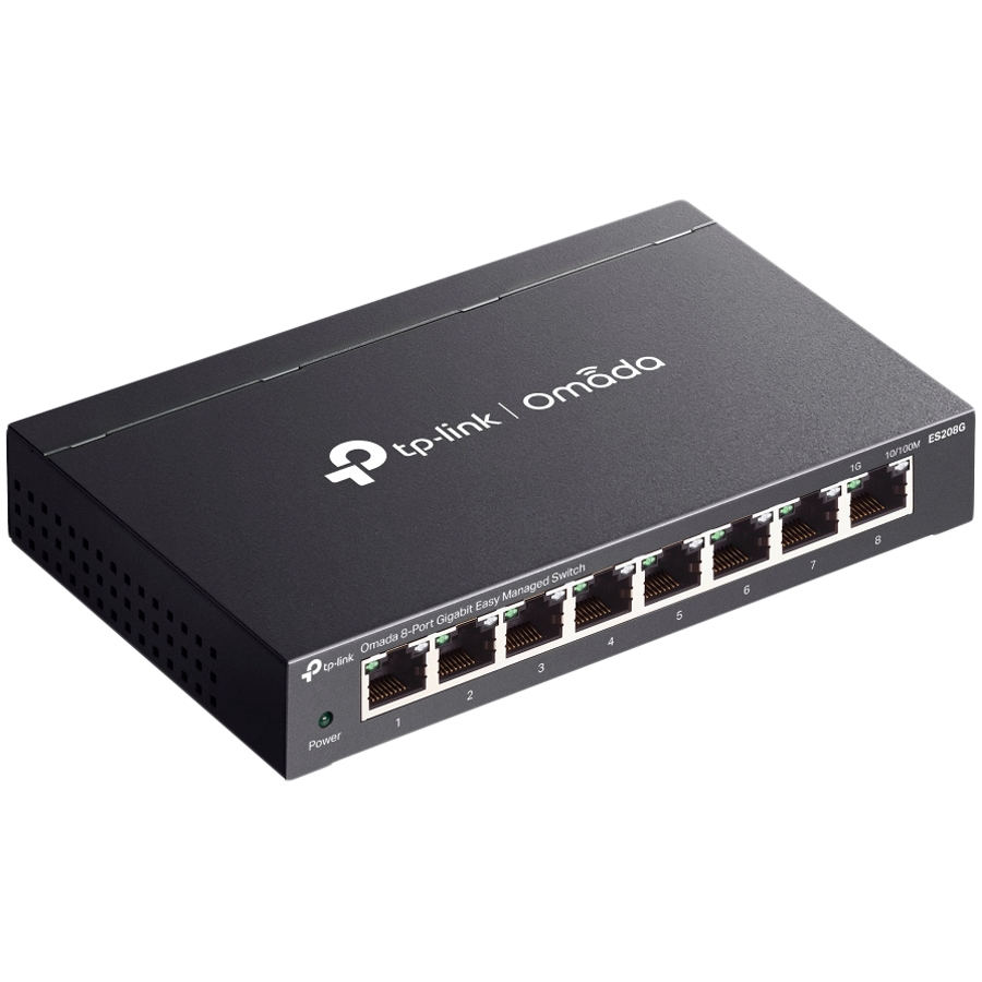 Switch TP-Link Omada 8-Port Gigabit Easy Managed ES208G - slika 7