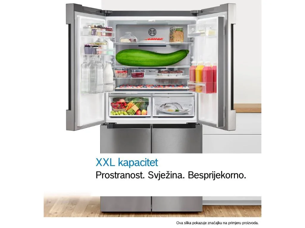 BOSCH Frenchdoor hladnjak,Serie 4|, XXL, CRNA, 547L189,5X88,5cm, NoFrost... - slika 3