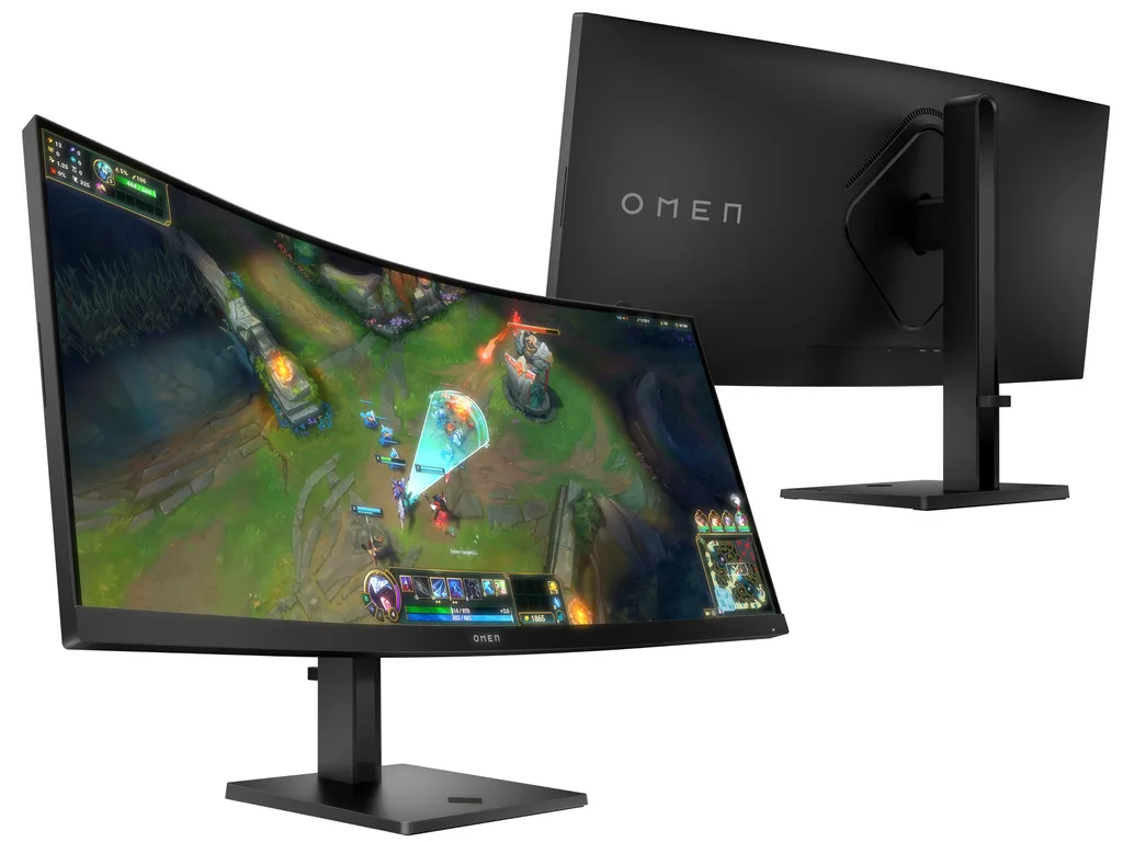 HP OMEN 34c G2 WQHD180Hz34",VA,Curved,3440x1440,4000:1,1ms,180Hz,Height,Speakers,2xHDMi,DP - slika 2