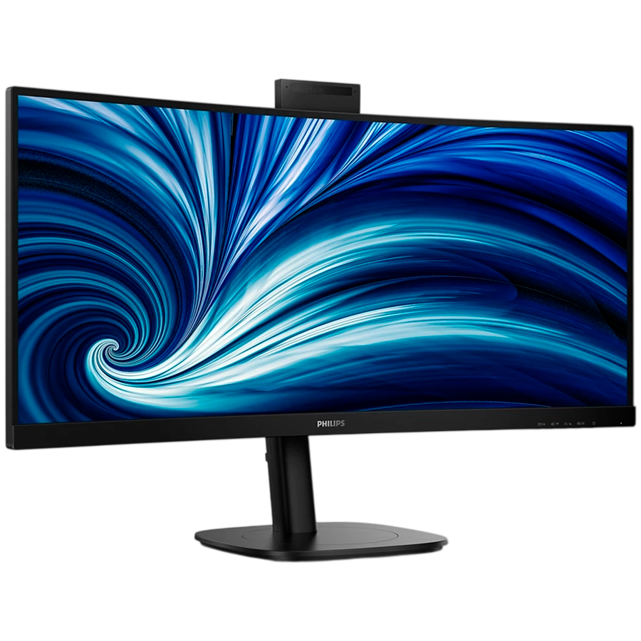 PHILIPS Monitor 34B2U3600CH 34" Curved, VA, 21:9, 3440x1440 (WQHD), 1500R, 120Hz, 4ms, 300 cd/m2, 3500:1, HDR10, Adaptive Sync, 5.0 Mpixel Webcam, 2xHDMI, 1xDP, 1xUSB-C (DP Alt mode, PD 90W), USB hub, - slika 2