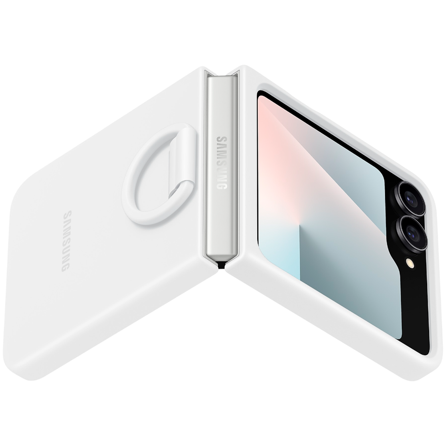 SAMSUNG Galaxy Z Flip6 / Flip7 FE Silicone Case White - slika 5