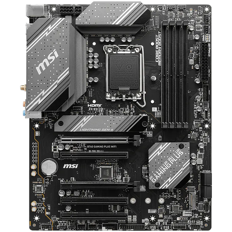 MSI MB B760 LGA 1700 4x DDR5 1x HDMI 1x DisplayPort 2x M.2 4xSATA ATX