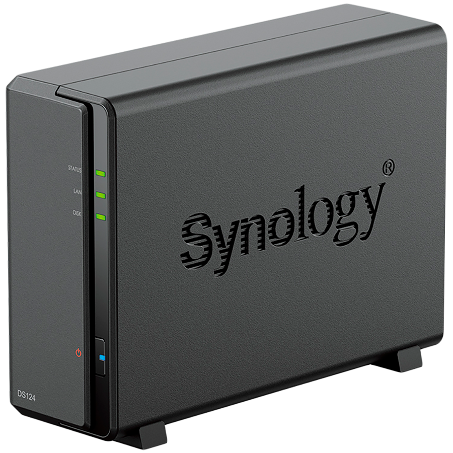 Synology DiskStation DS124 1-Bay NAS, CPU 4-core 1.7 GHz, 1 GB DDR4, 1 x 1Gbe LAN, 2 x USB 3.2 - slika 2