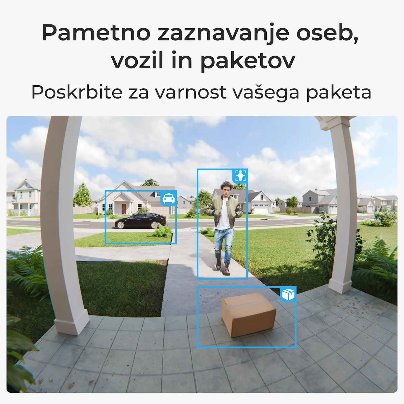 Reolink smart doorbell D340B+ zvono, 2K, Baterijska, PIR, IP65 - slika 3