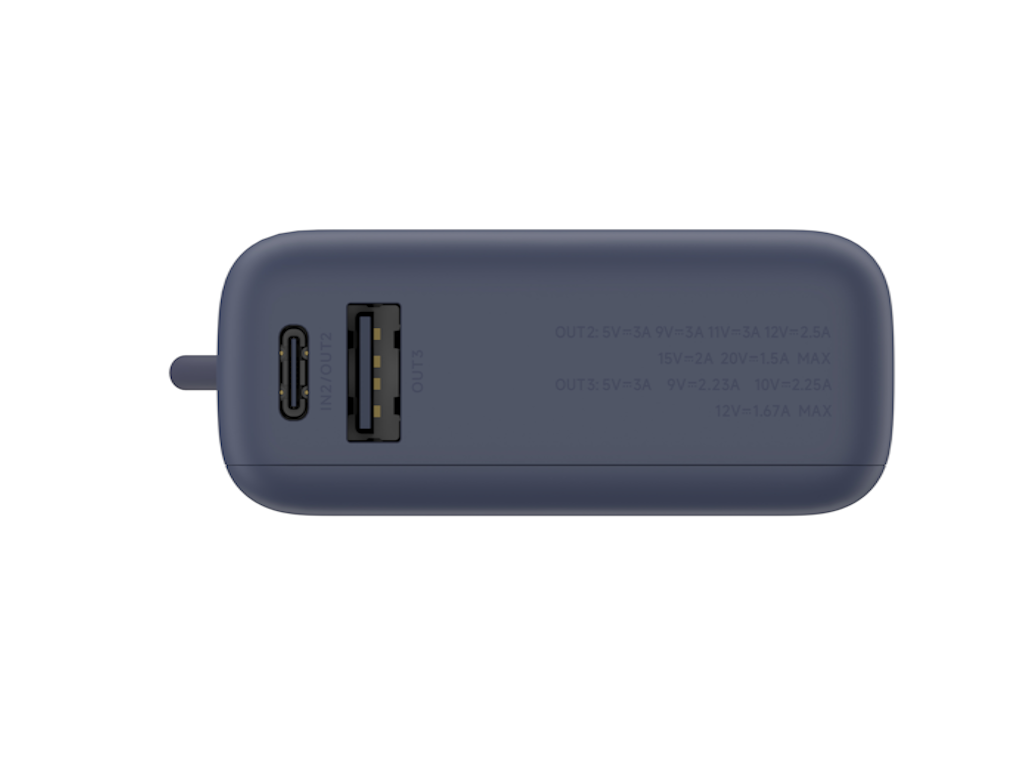 Xiaomi powerbank 10000 mAh 33W integrisani kabl, plava - slika 3