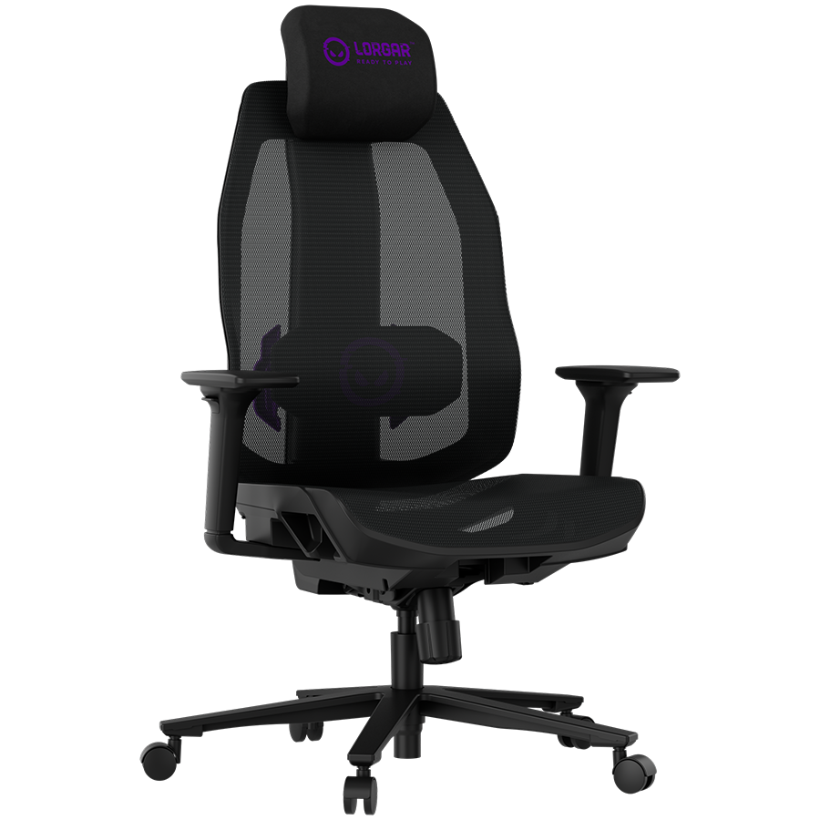 LORGAR CHP51 Mesh Gaming Chair Pro Multi-adjastable Black/Purple - slika 5