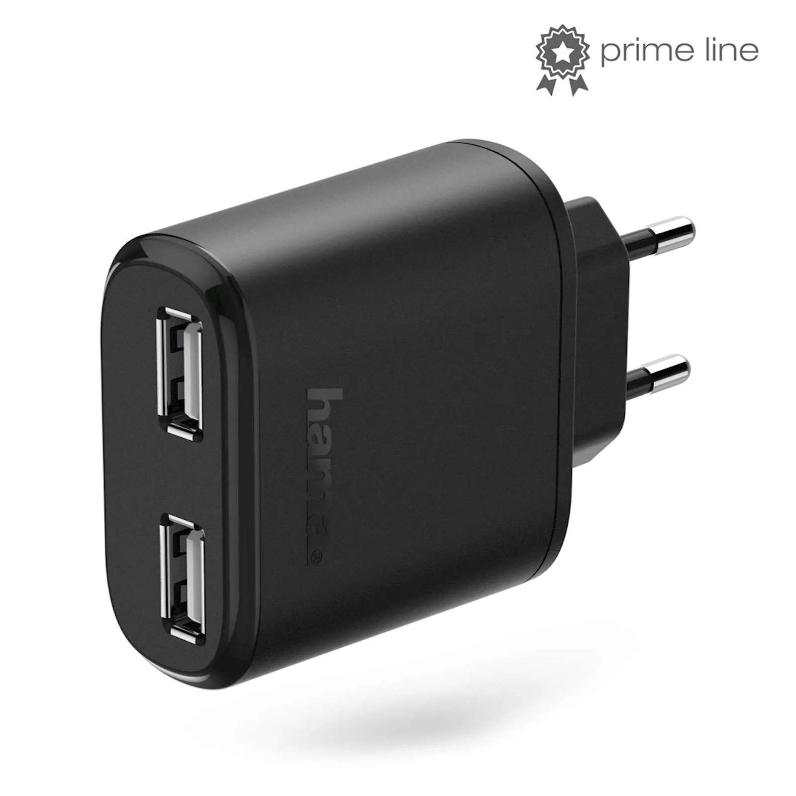 Punjač baza HAMA USB-A, 2.4A, crni