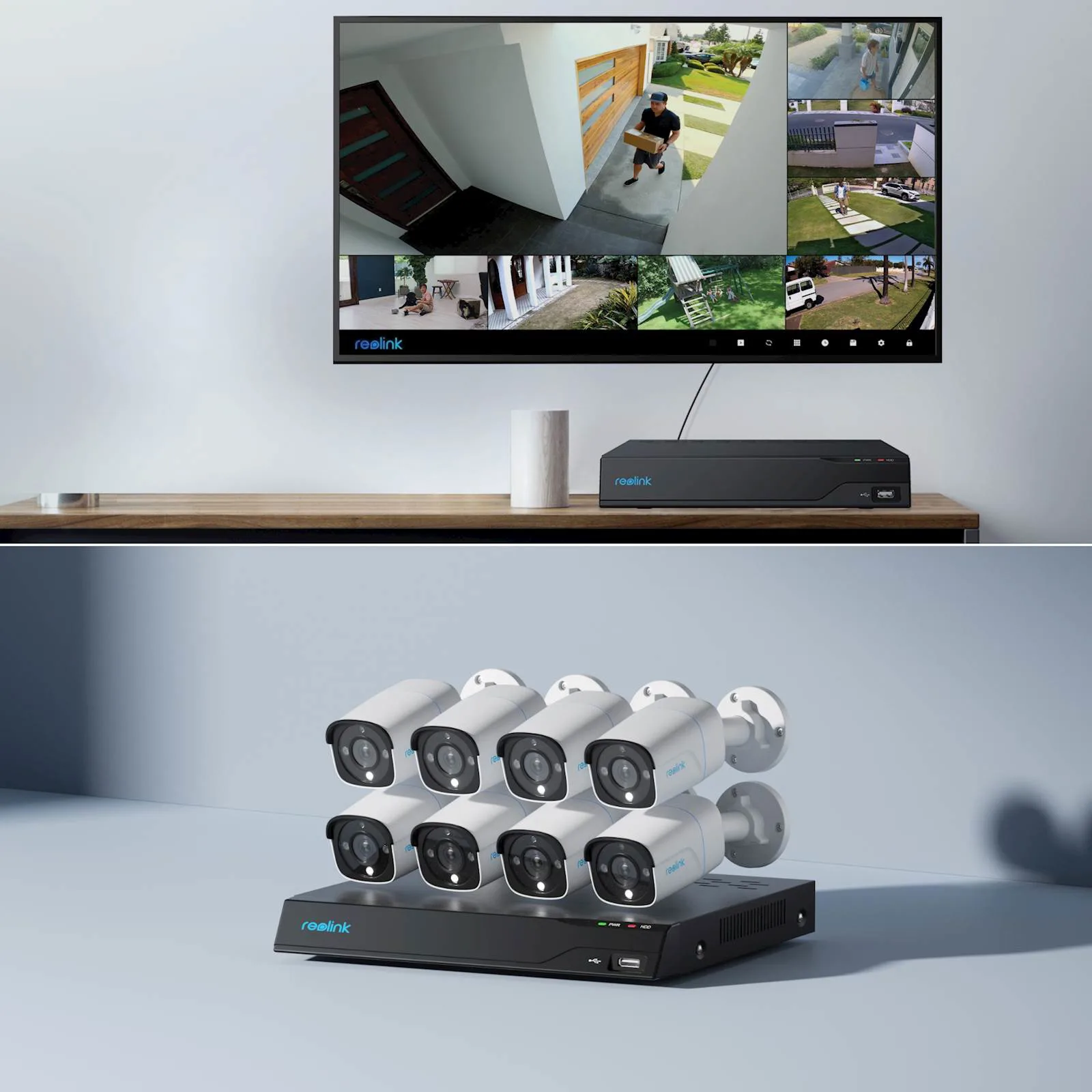 Reolink NVR snimač NVS16-12MB8 4K, 12MP, 16 kanalni NVR, 4TB HDD, 8x kamera POE - slika 2
