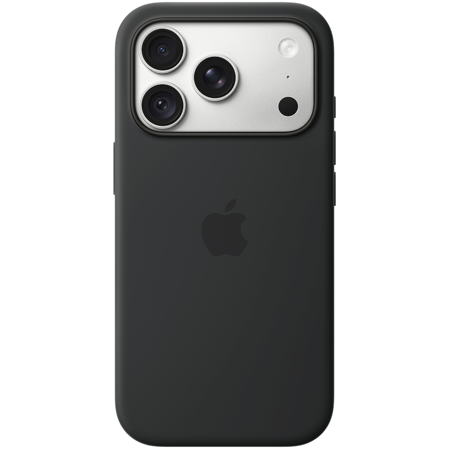 iPhone 18 Pro Silicone Case with MagSafe - Black, Model A3701