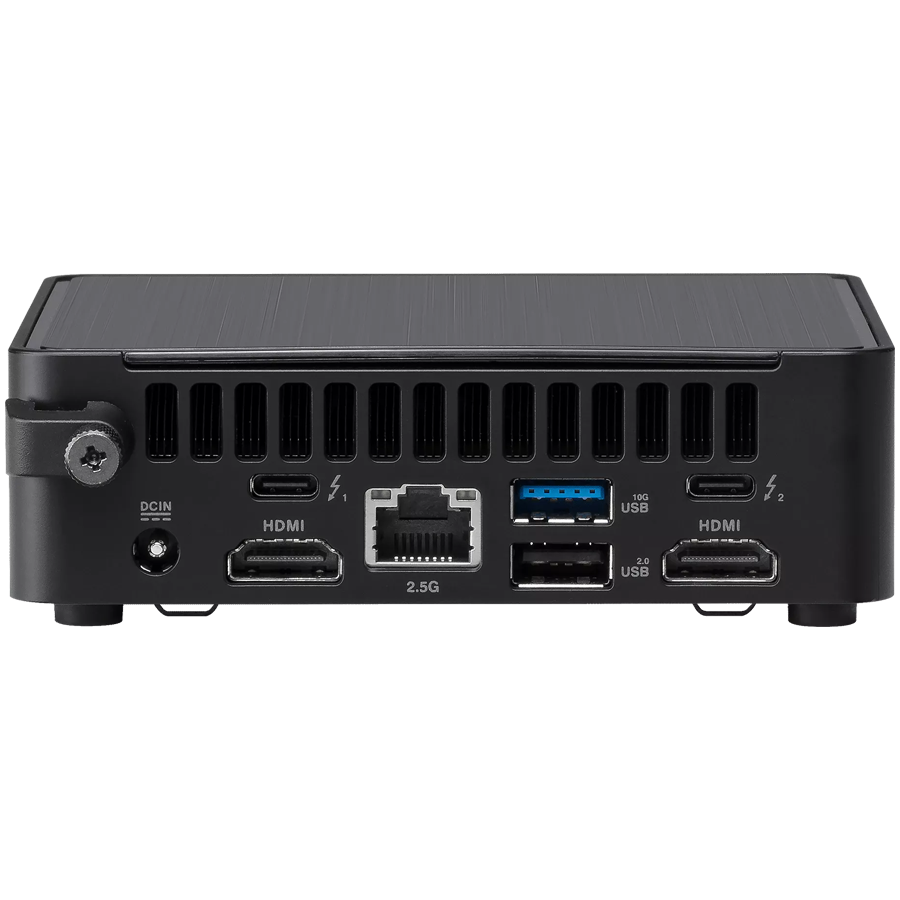 ASUS NUC 14pro/RNUC14RVKU500002I/Intel Ultra 5 125H/Intel Arc graphics/4xUSB/M.2 22x80 NVMe; 22x42 NVMe/2,5Gbe LAN/2xHDMI/ 2x Thunderbolt 4 (USB-C+DP)/no Storage/no RAM/AX211.D2WG.NV/no OS/EU Cord/Sli - slika 2