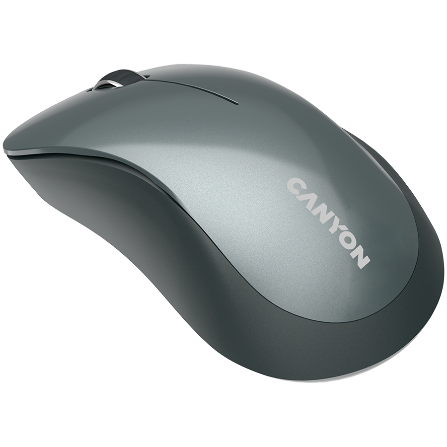 CANYON MW-11, 2.4 GHz Wireless mouse,with 3 buttons, DPI 1200, Battery:AAA*2pcs,Black,67*109*38mm,0.063kg - slika 4