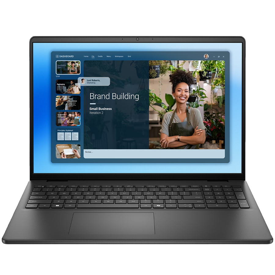 Dell 16  (DC16250), 16" FHD+ (1920x1200),Non-Touch, Intel Core 5 120U (10Cores,up to 5.0GHz), 16GB (2x8GB) 5200MT/s DDR5,512GB SSD, Intel Integrated, WiFi, BT, Backlit kb, Ubuntu, 3Y - slika 2