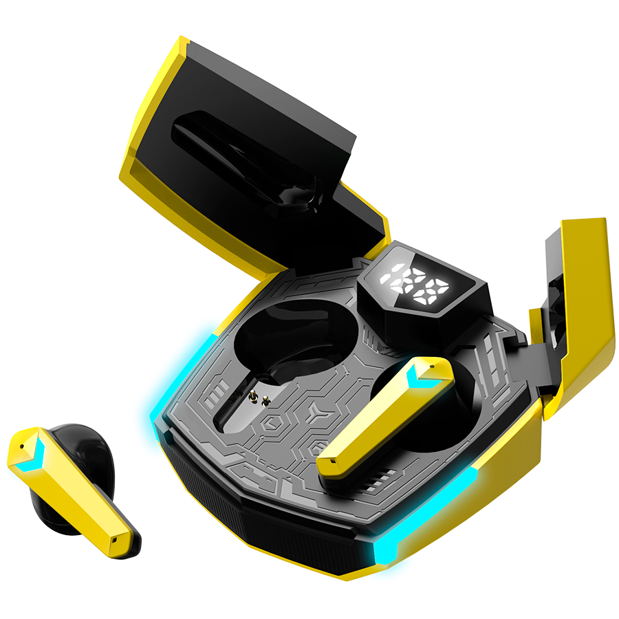 CANYON headset Doublebee GTWS-2 Gaming Yellow - slika 5