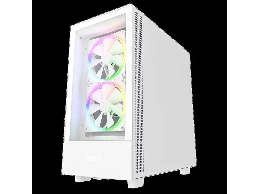 NZXT CASE H5 ELITE WHITE Mini-ITX, Micro-ATX, ATX Mid-Tower, 3x Fans - slika 2