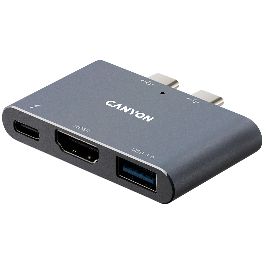 CANYON hub DS-1 3in1 Thunderbolt 3 Space Grey - slika 2
