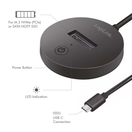 Logilink HDD Quickport M.2 NVMe QP0032 - slika 6