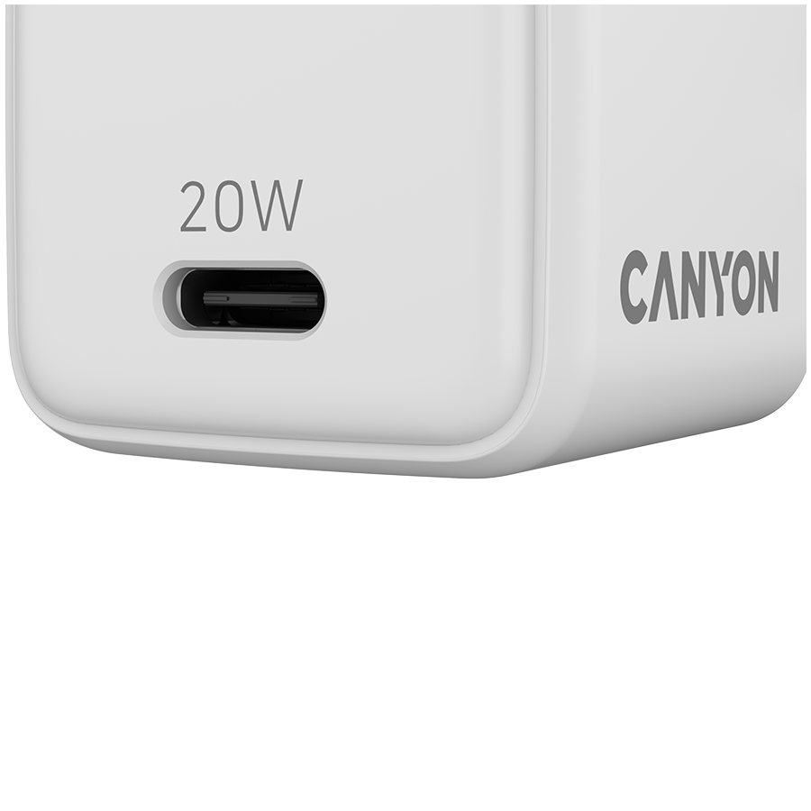 CANYON charger CU20C GaN 20W 1xPD EU White - slika 5