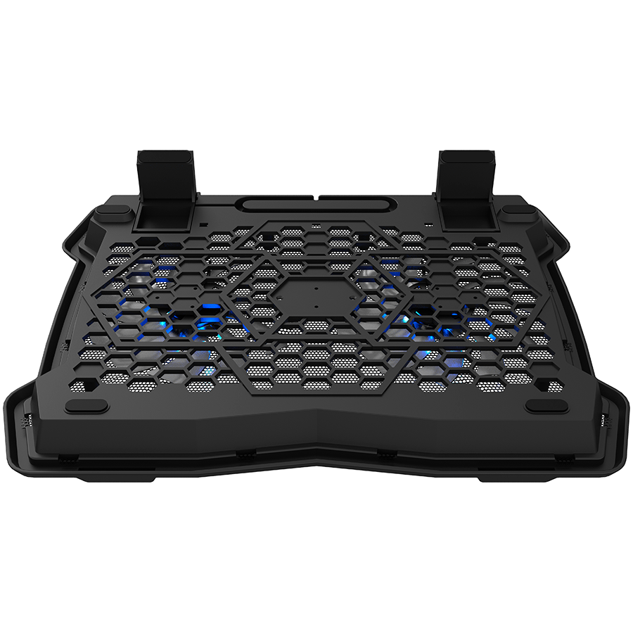 CANYON NS03, Cooling stand dual-fan with 2x2.0 USB hub, support up to 10”-15.6” laptop, ABS plastic and iron, Fans dimension:125*125*15mm(2pcs), DC 5V, fan speed: 800-1000RPM, size:340*265*30mm, 435g - slika 2