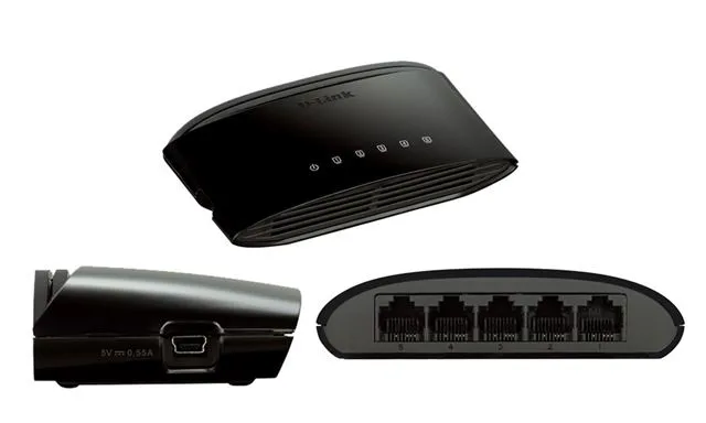 Switch DLINK 5-Port Fast Ethernet Unmnged Desktop - slika 2