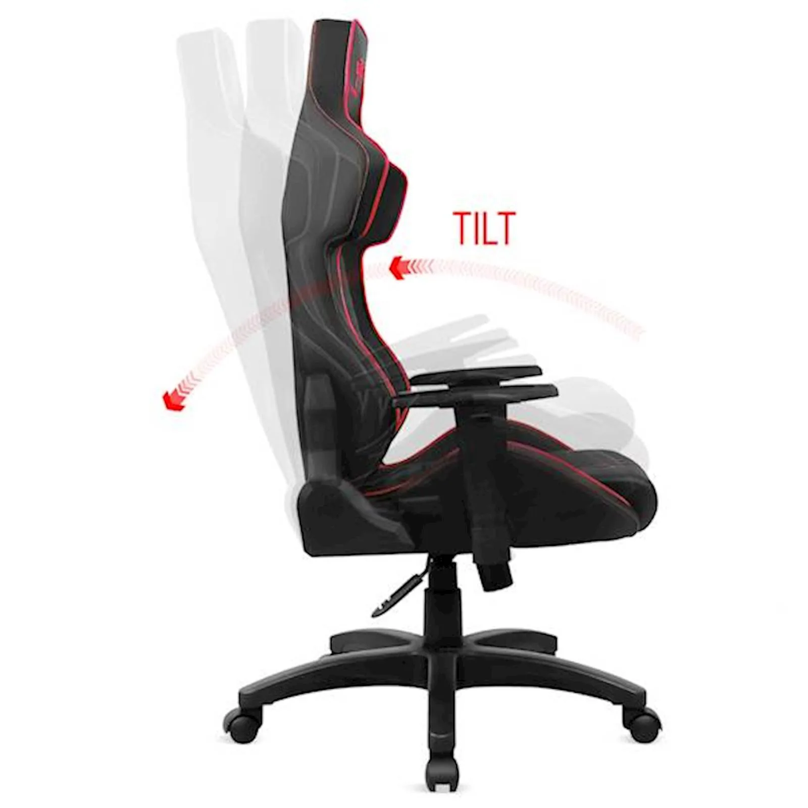Gaming stol Spirit of gamer NEON - CRVENA - slika 3