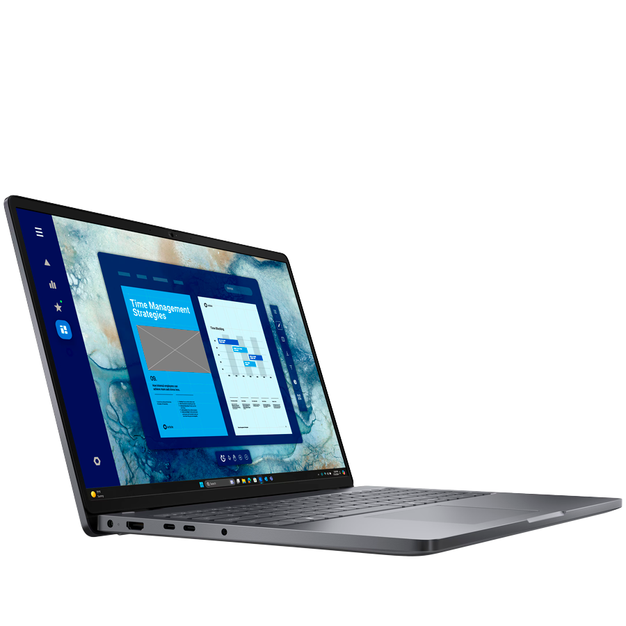Dell Pro 16 PC16250, 16" FHD+ (1920x1200), Intel Core 5 120U, 1x 16GB DDR5, M.2 512GB SSD, Intg GPU, Wi-Fi 6E, BT 5.3 , 2x USB 3.2, 1x USB-C 3.2, 1x USB-C THB 4, HDMI, RJ-45, FgrPr, Backlit KB, 55Wh,  - slika 2