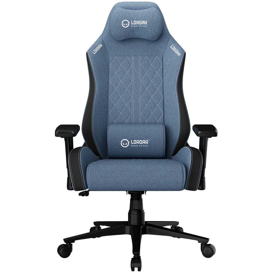 LORGAR CHA41, Ergonomic Gaming Chair Advanced, premium anti-stain fabric, Blue
