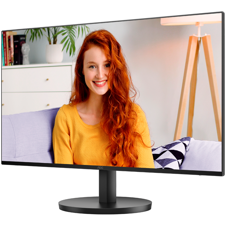 AOC MONITOR 27'' BUSINESS, F, IPS, FHD, 100HZ, 1920x1080, 1MS, SPEAKERS, TILT, HDMI, USB-C, USB-HUB, VESA COMPATIBLE, BLACK, 3 YW - slika 3