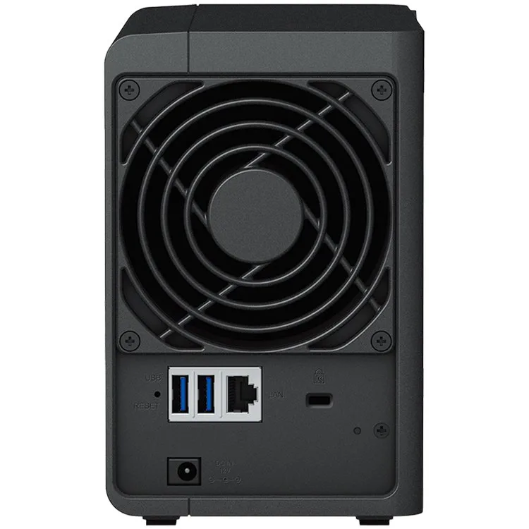 Synology DiskStation DS223, Tower, 2-bays 3.5'' SATA HDD/SSD, CPU 4-core 1.7 GHz, 2 GB DDR4 non-ECC, RJ-45 1GbE LAN Port, 3 x USB 3.2 Gen 1 Port, 1.28 kg, 2y - slika 3