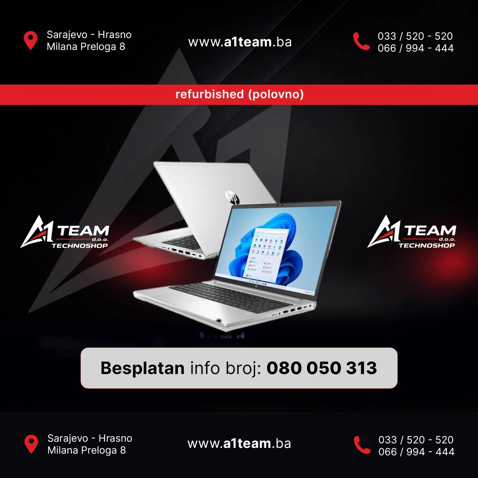 LAPTOP HP 650 G8 i5 11TH REFURB