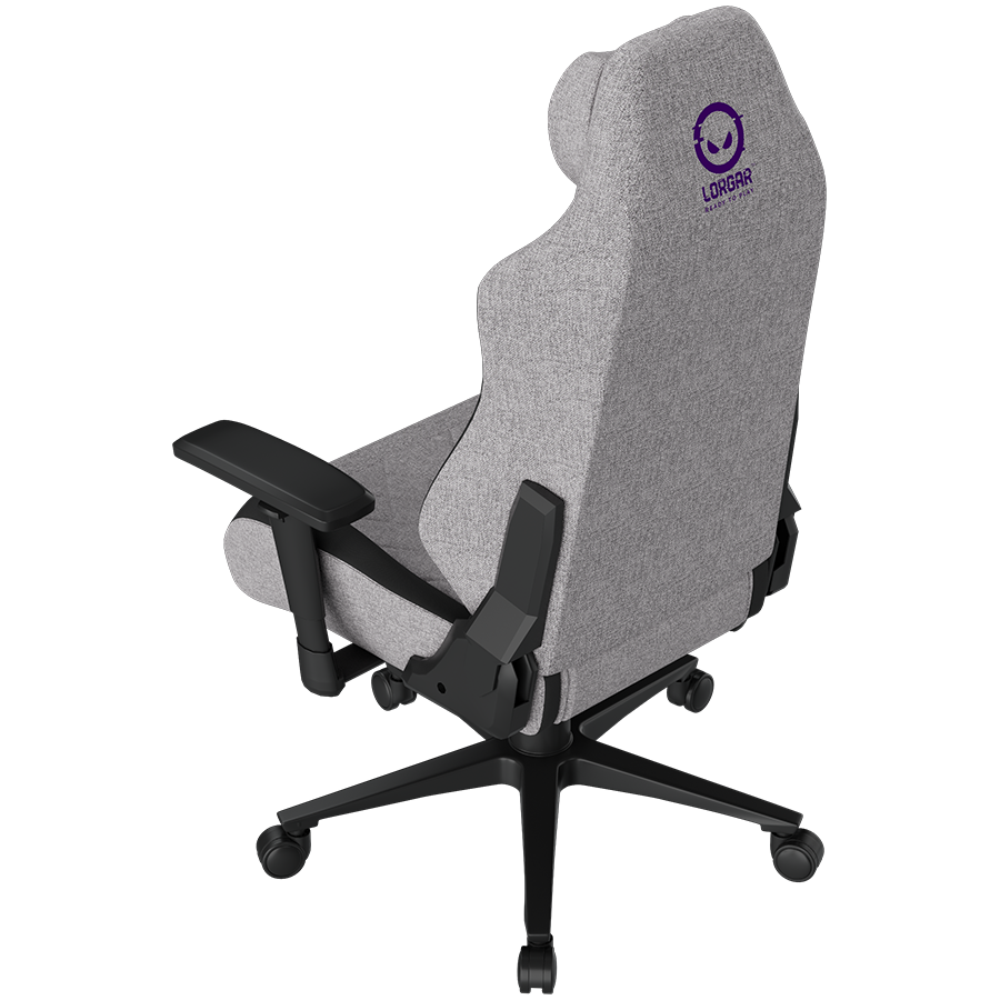 LORGAR CHA41, Ergonomic Gaming Chair Advanced, premium anti-stain fabric, Grey - slika 7