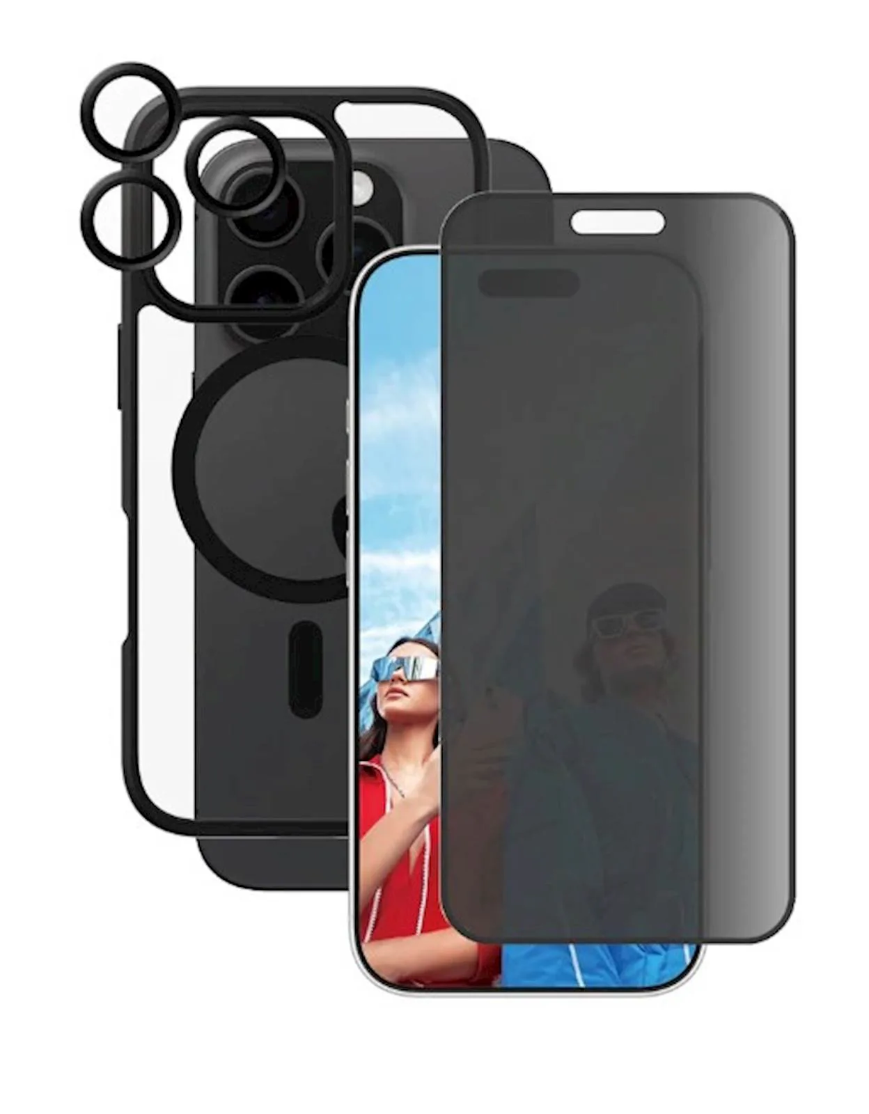 Bundle Care by PG iPhone 16 Pro MagSafe Privacy BK - slika 3