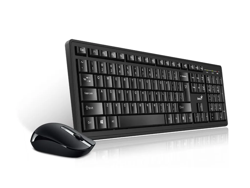 Genius KM-8200 tastatura+miš wireless set, dual-color, crno-siva boja, BH/HR/SRB layout - slika 3
