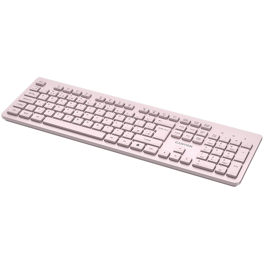 CANYON keyboard HKB-W01 UK/US AAA Wireless Beige - slika 4